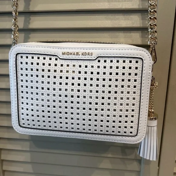 Michael Kors White Crossbody Bag - Picture 2 of 9